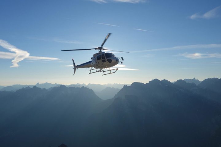 Our helicopters will bring you over the Swiss Capital city