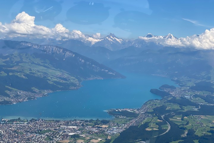 On the helicopter flight you will see the Bernese Oberland