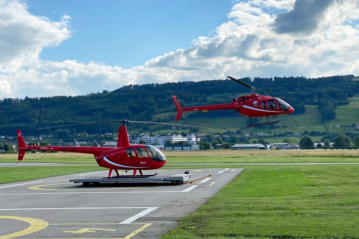 Taking off with passengers to the Stockhorn Tour