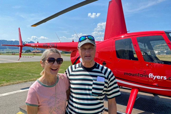 This passengers are very happy with the service provided by FunFlights Helicopter-Tours