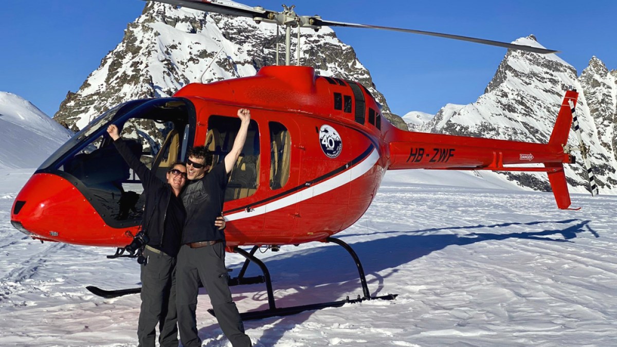 a airplane that is covered in snow