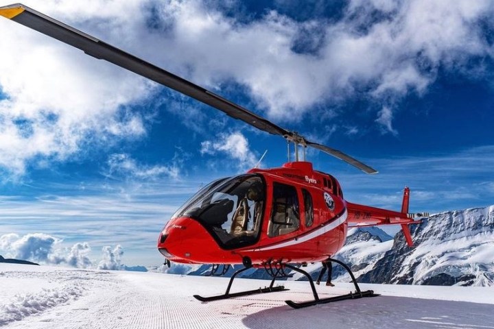 a airplane that is covered in snow