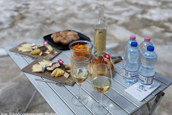 a group of glass bottles on a table